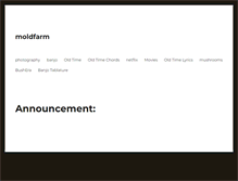Tablet Screenshot of moldfarm.com